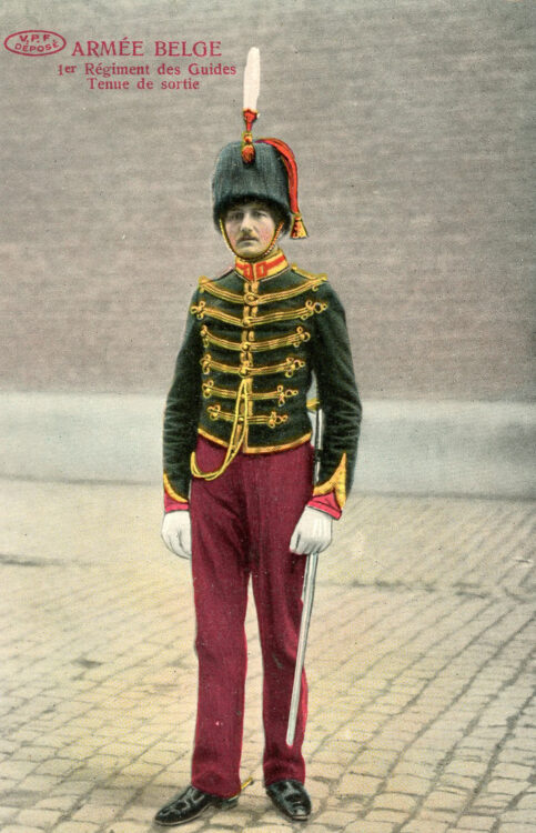 Veste Et Pantalon Militaire De Sortie Gala De L'armée Belge - Tenue Officier - Occasion